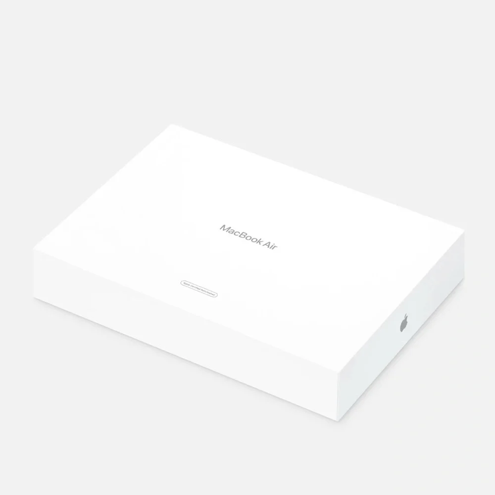 Apple MacBook Air Packaging in White